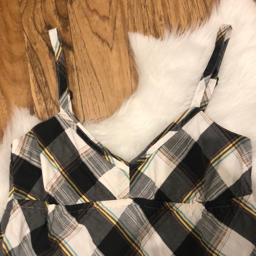 Roxy Plaid Beach Dress - Picture 4 of 8